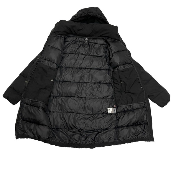 Ripzone puffer parka long Jacket size XS black quilted Winter Jacket - Picture 13 of 15